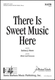 There is Sweet Music Here SATB choral sheet music cover Thumbnail